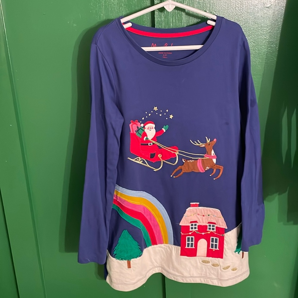 Girls Mini Boden Christmas Dress